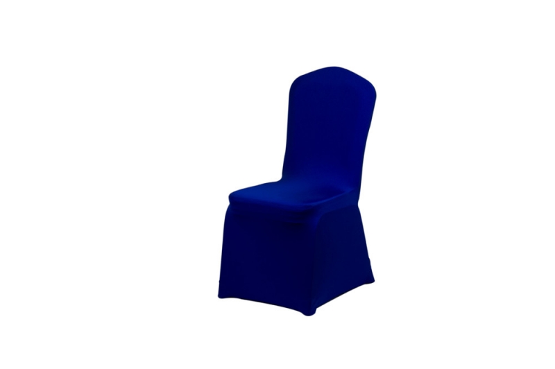 宴会会议专用加厚弹力宝蓝色椅套